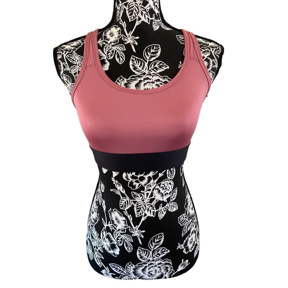 Victoria Sport Strappy Racerback Sports Bra Workout Yoga Athletic Sporty